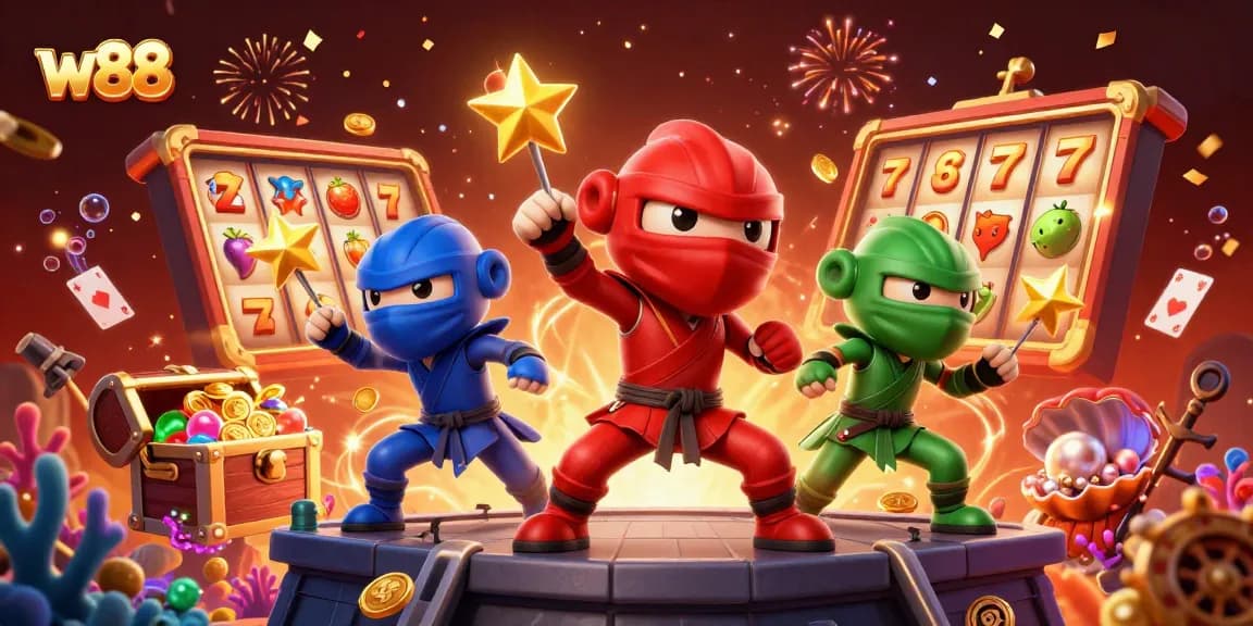 Tham gia cá cược tại w88 với các game slot đa dạng và hấp dẫn.