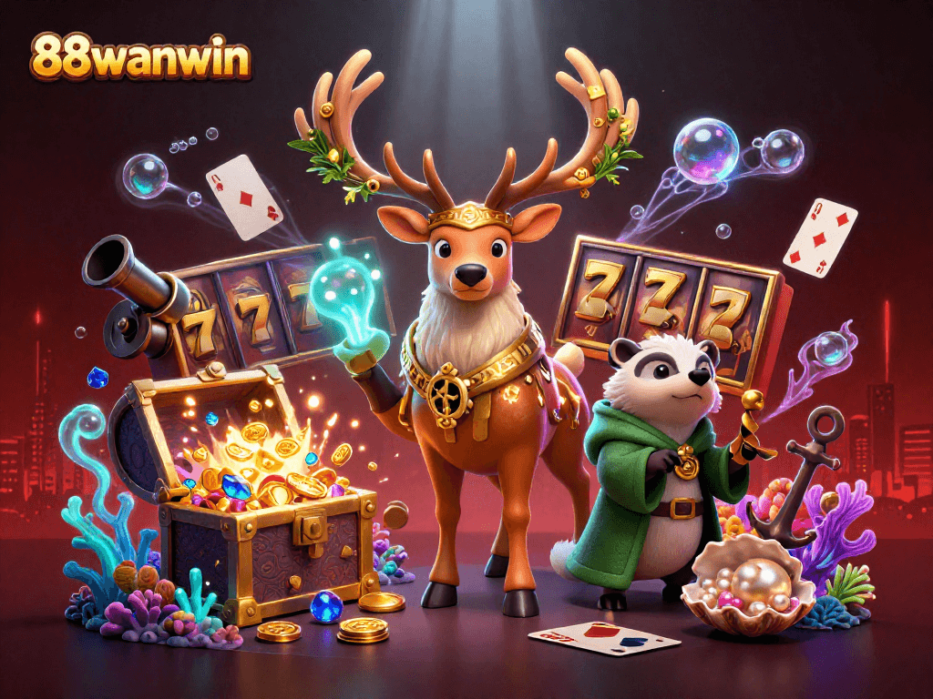 Experience winning at 88wanwin with a dynamic online casino scene featuring exciting gaming elements.