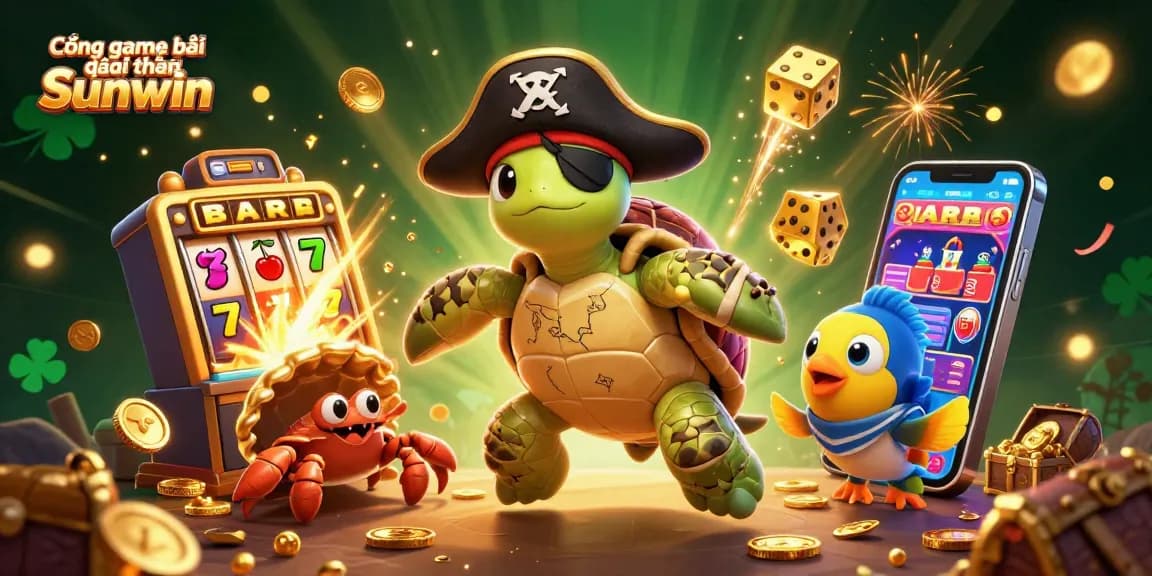 Experience the excitement of Cổng game bài đổi thưởng Sunwin with vibrant characters and thrilling game elements.