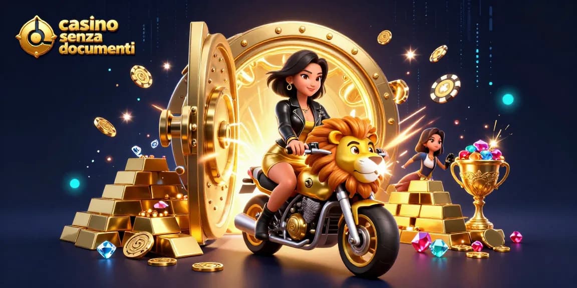 Vivi un'esperienza di gioco senza interruzioni al casino senza documenti con un'emozionante scena 3D piena di ricchezze ed energia.