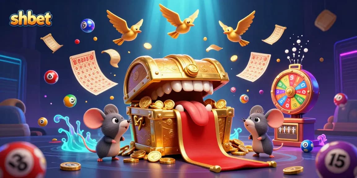Engage with shbet's vibrant casino experience with animated elements of luck and winning opportunities.