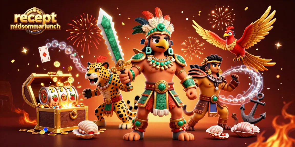 Engage with exciting gameplay featuring recept midsommarlunch and lavish slot reels amidst a vibrant casino scene.