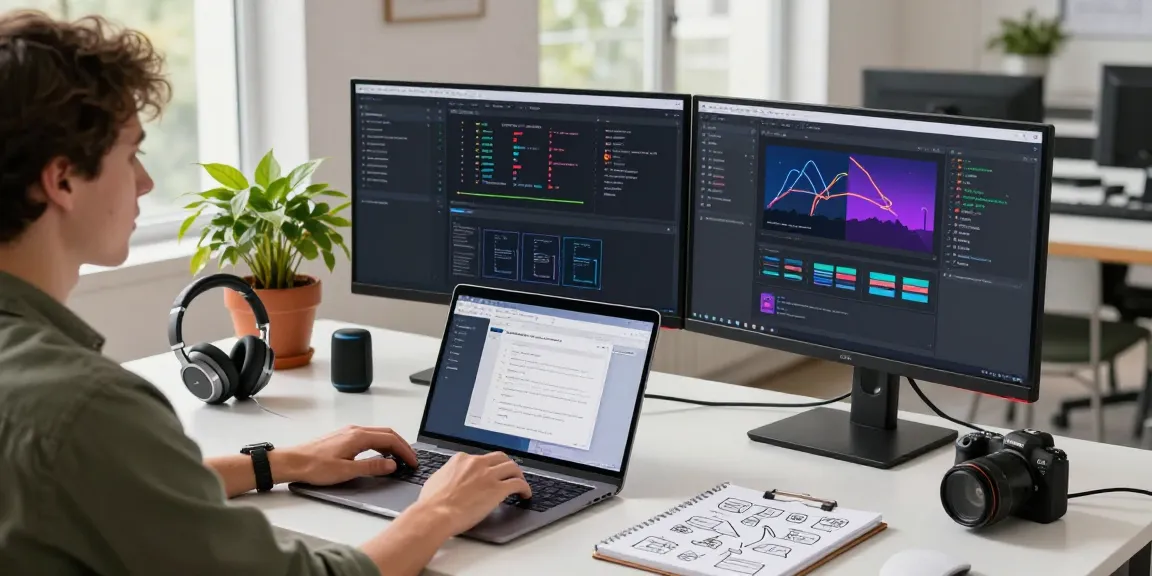 Dynamic coding environment at telegraimin.com illustrating modern software development.