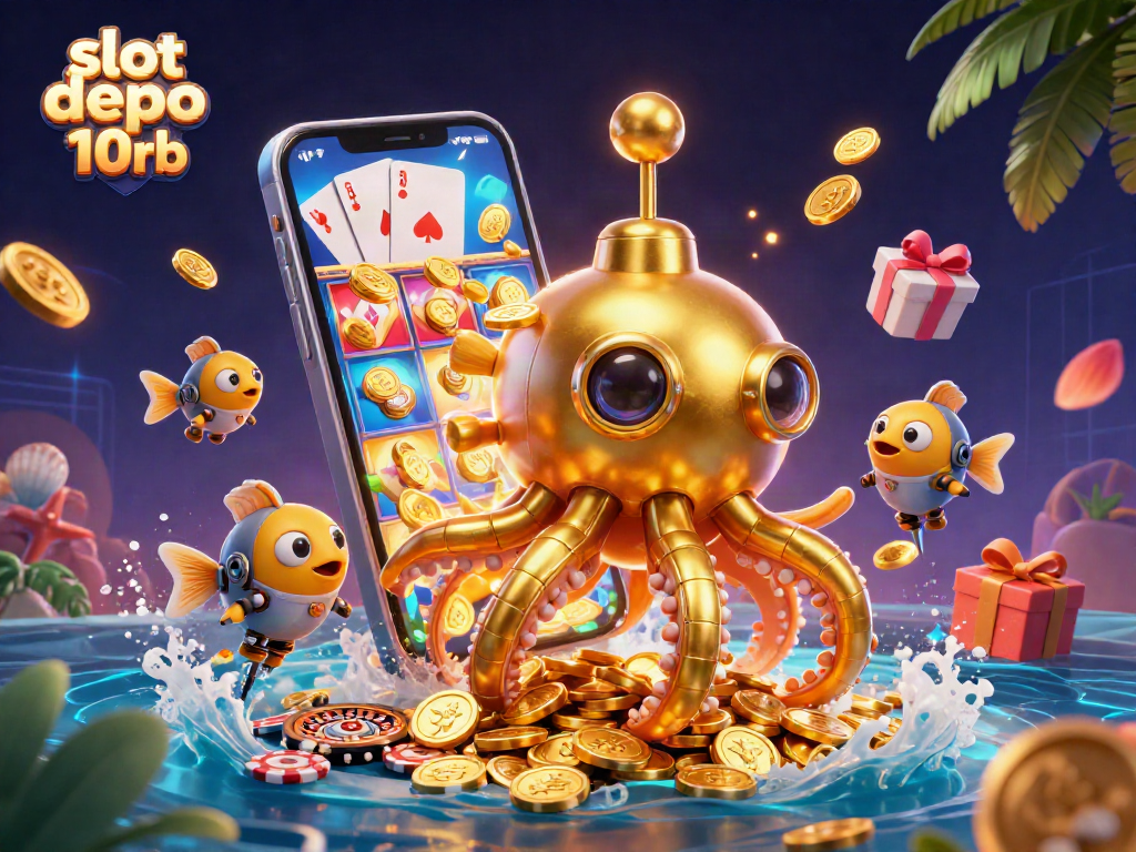 Experience the thrilling action of slot depo 10rb as coins flow and luck spins!