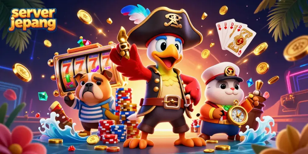 Menang di server Jepang dengan slot dan permainan kasino lainnya di HERO4D