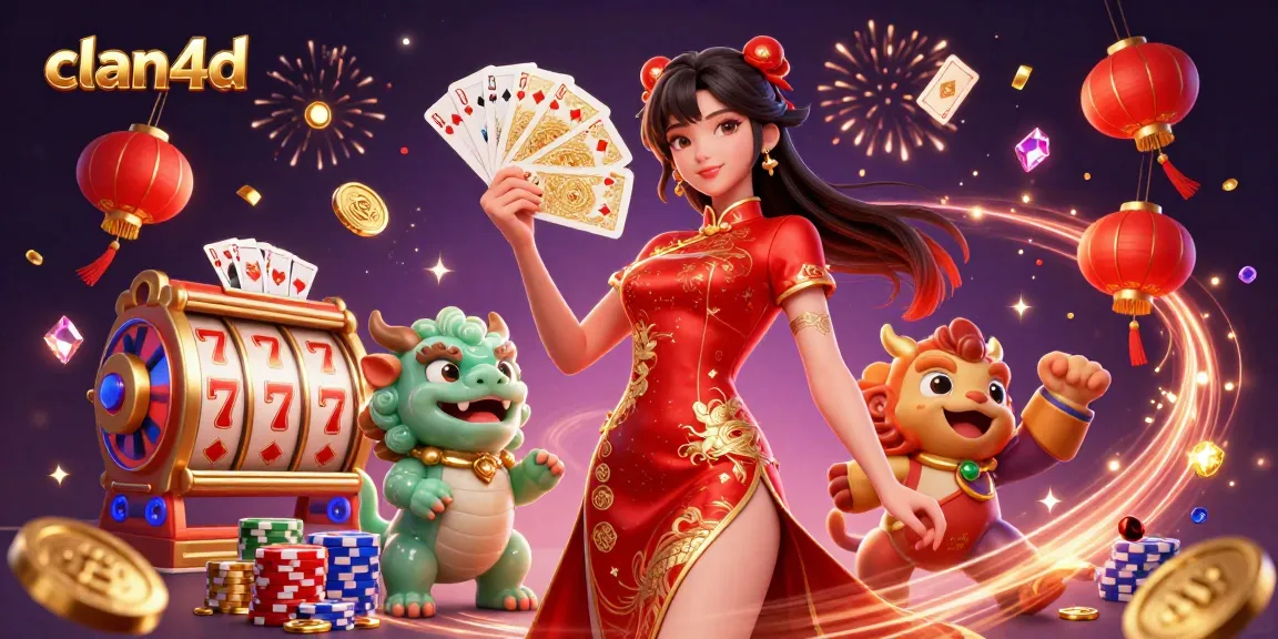 Spin the reels with clan4d while experiencing a vibrant casino scene featuring stunning graphics.