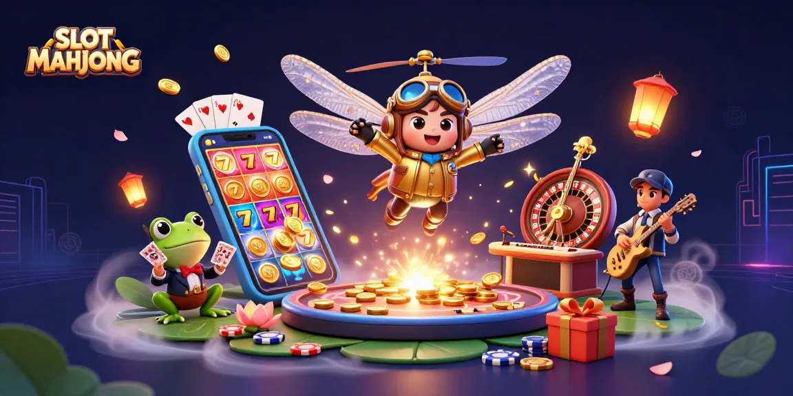 Experience SLOT MAHJONG action with high-stakes gameplay and dynamic winnings in this vibrant scene.