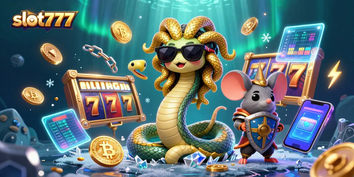 Experience thrilling gameplay with slot777 in a vibrant 3D casino illustration.