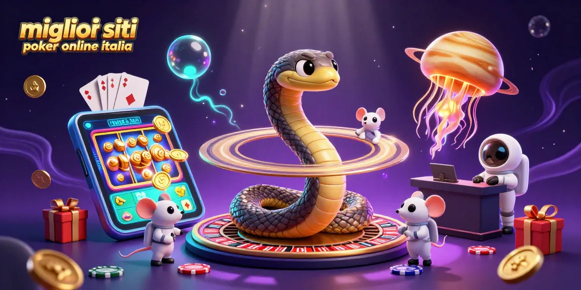 I migliori siti poker online Italia presentano una scena vivace di scommesse tra astronavi e serpenti di Saturno.