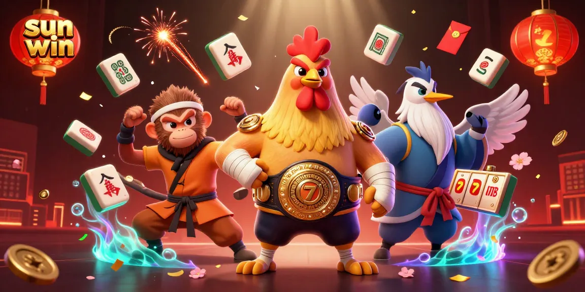 Spin and win with sun win in this vibrant 3D casino illustration, showcasing dynamic game elements.