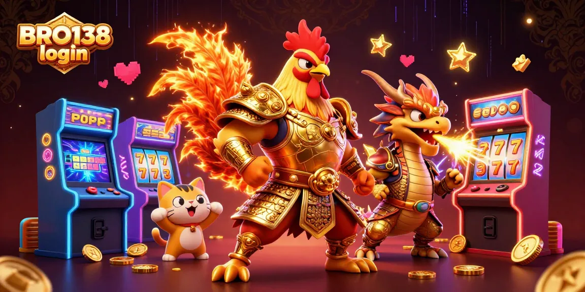 Engage with BRO138 login for thrilling slot games featuring dynamic characters and colorful gaming elements.